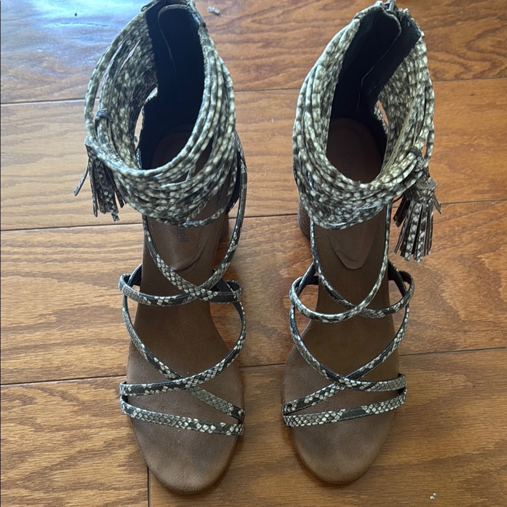 Jeffrey Campbell Python Strap Sandals - image 2